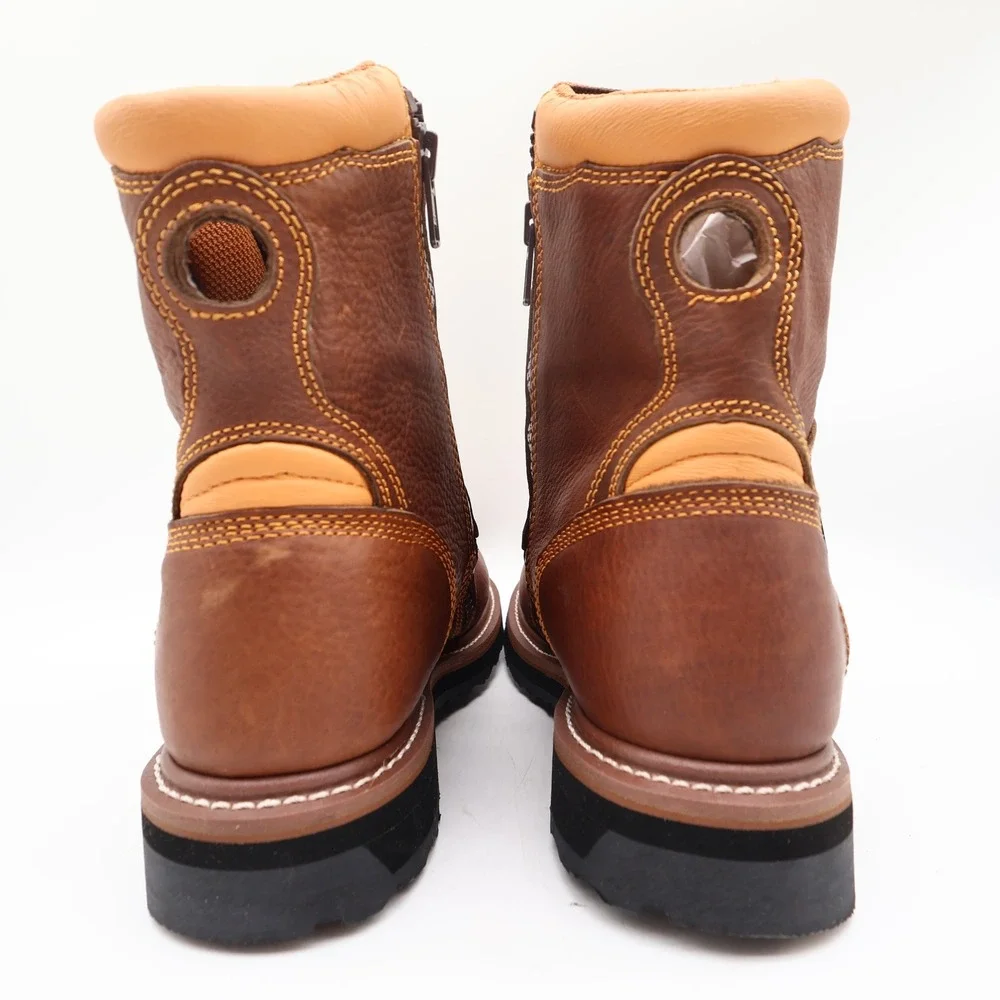Dan Post Modern Waterproof Work Boots Mens 10.5 D Brown Leather NWT